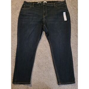 Ava & Viv Women's High Rise Skinny Jeans Dark Wash Size 26